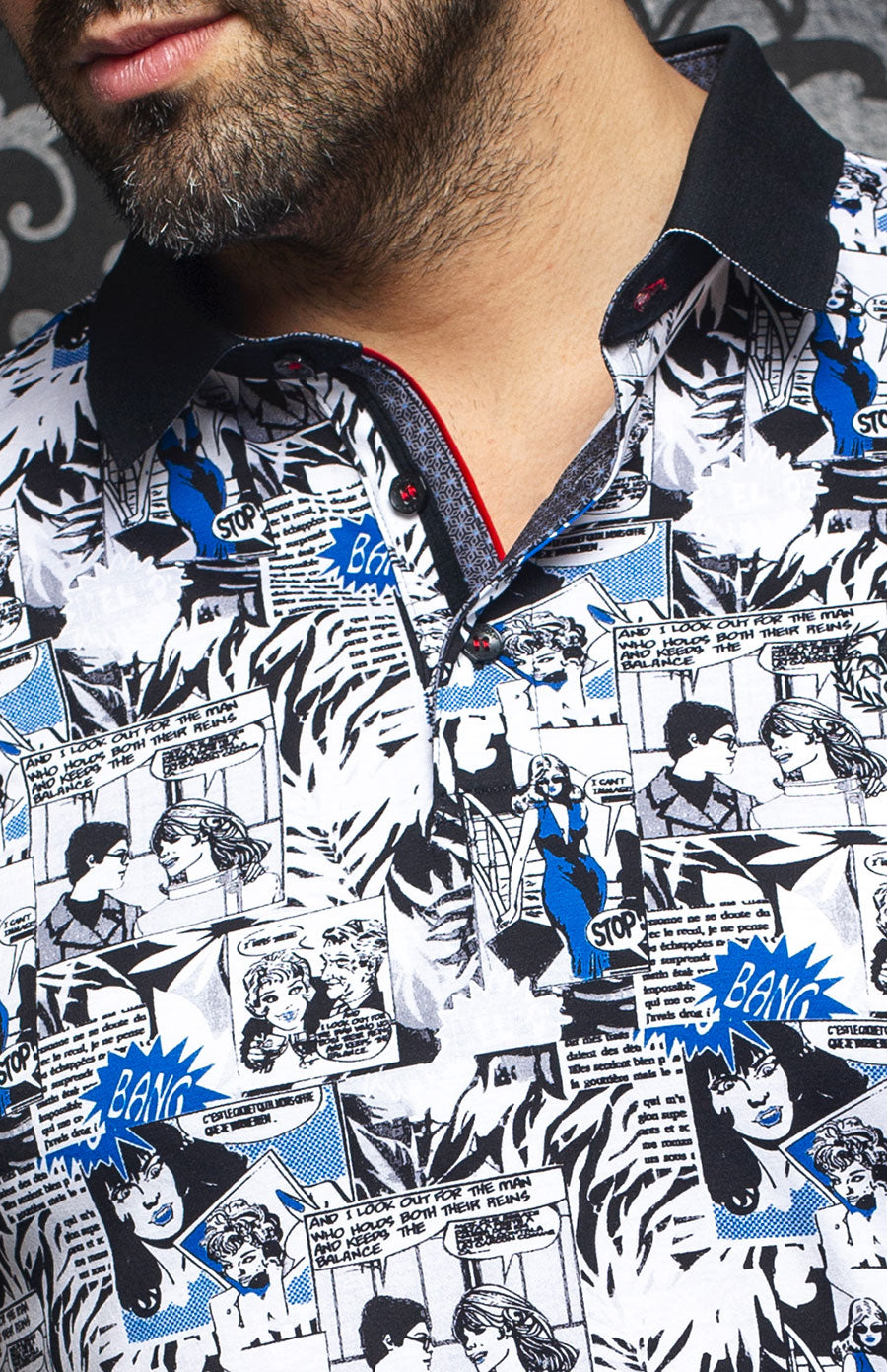 Polo | BARSOTTI, Black / Royal