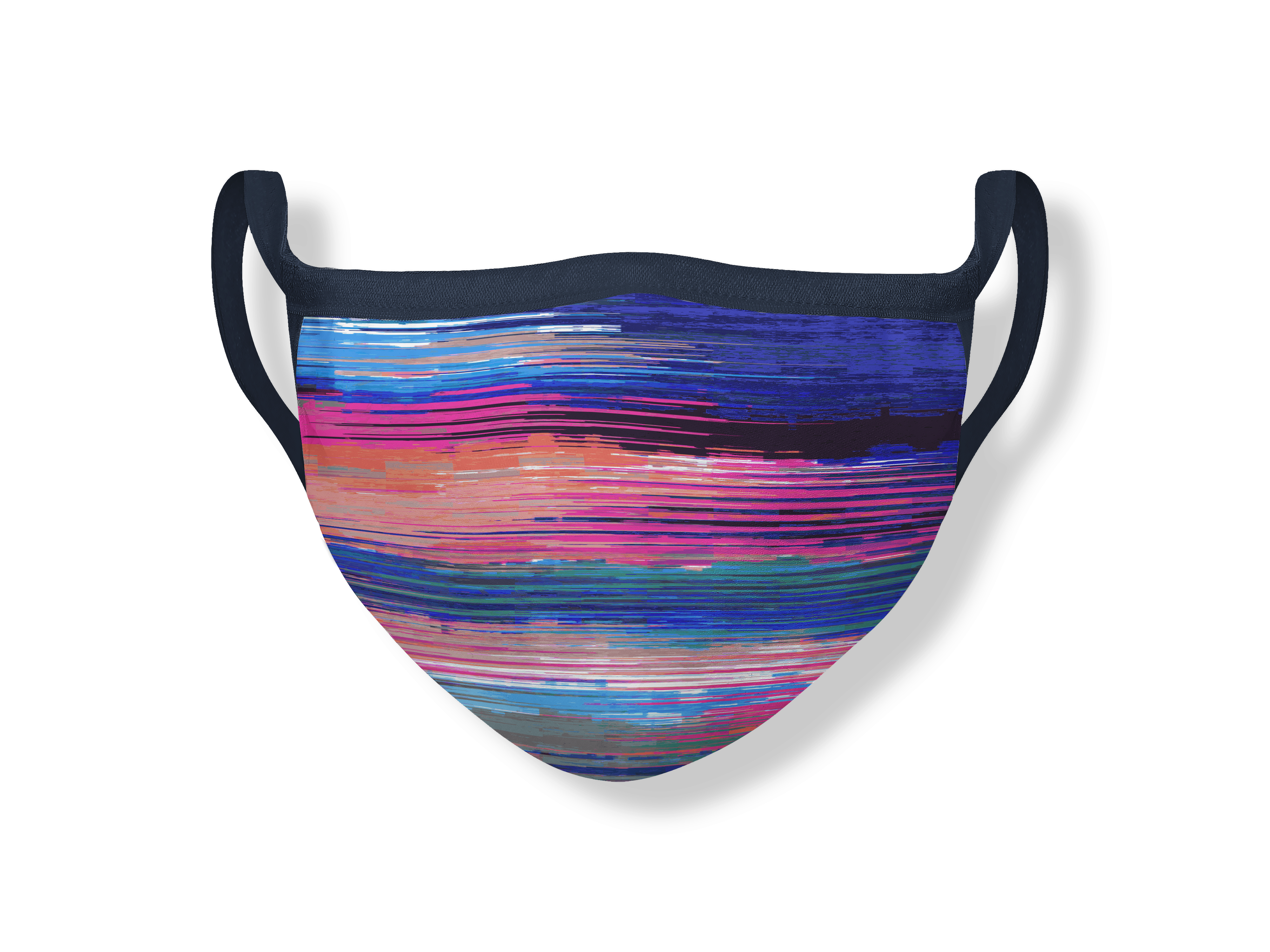 Masque ECO abstract stripes multi