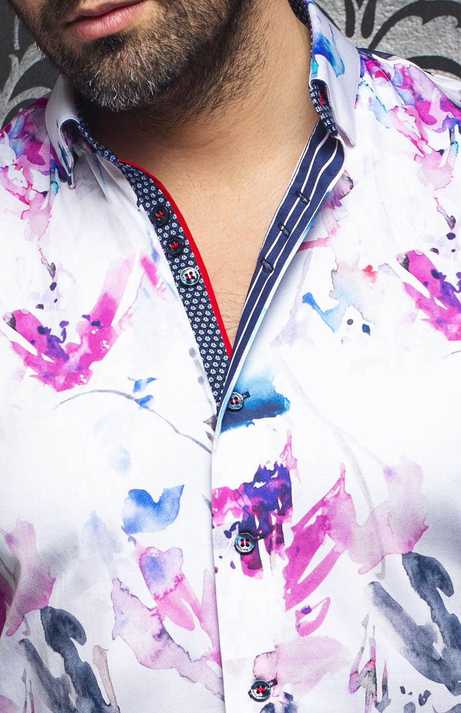 Chemise | TOLEMAN, Fuchsia / Multi