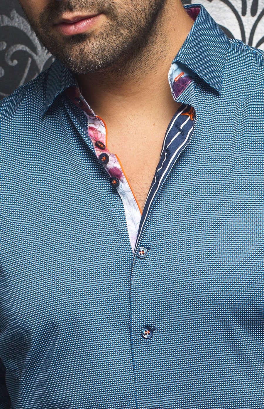 Chemise | DARWIN, Blue - AU NOIR