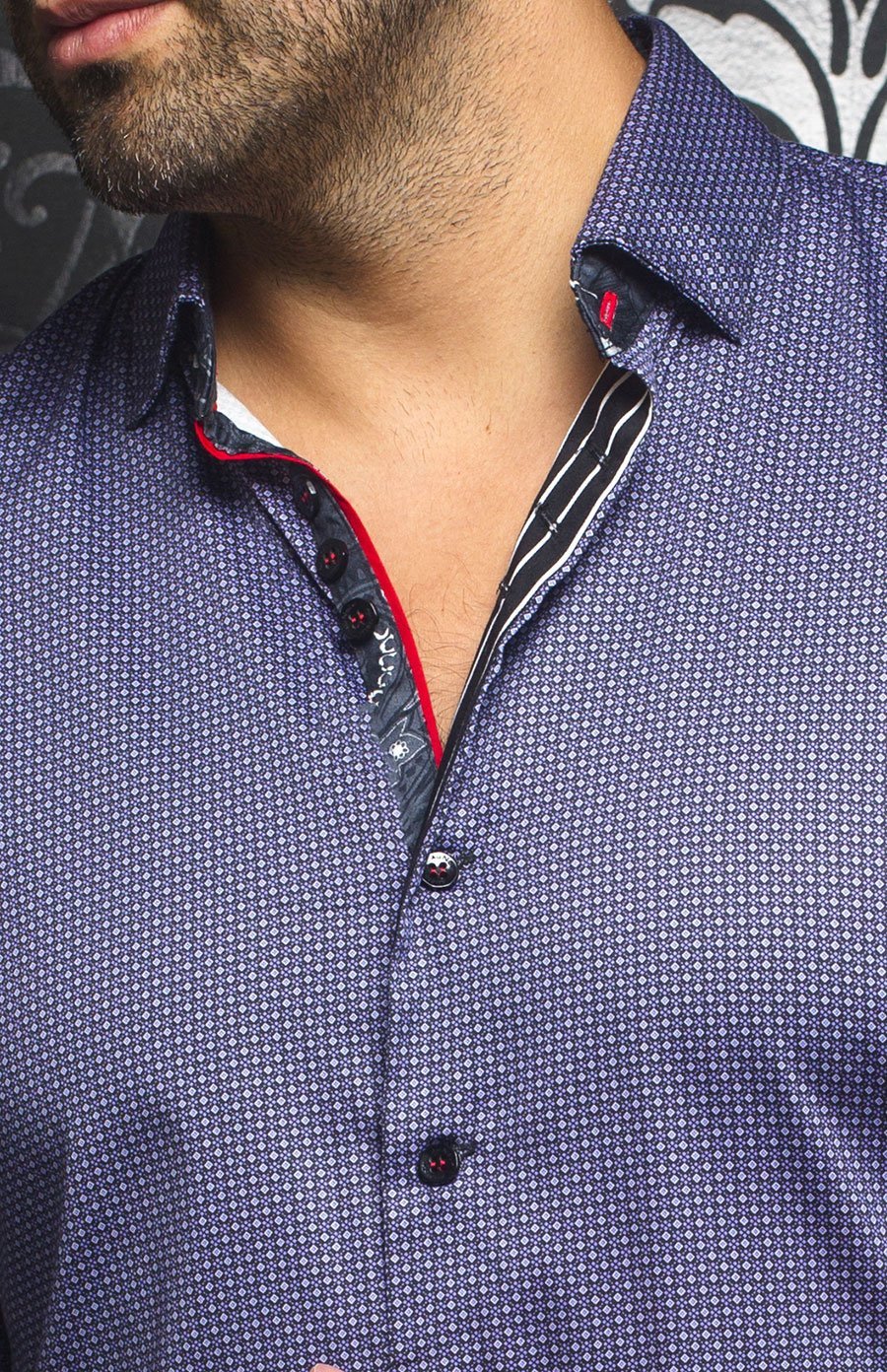 Chemise | DIAMANTE, Lavender - AU NOIR