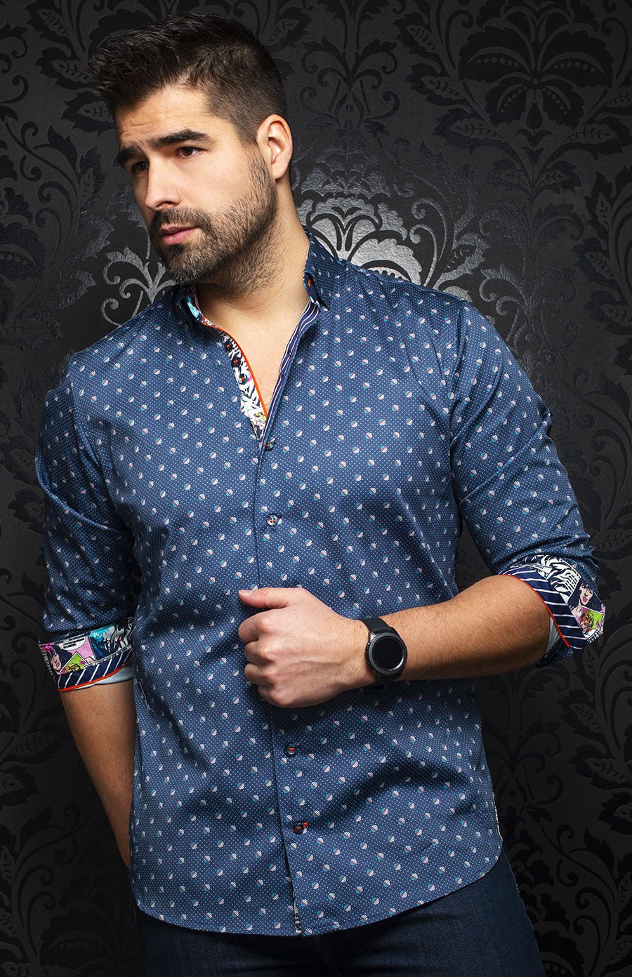 Chemise | GOYA, Navy - AU NOIR