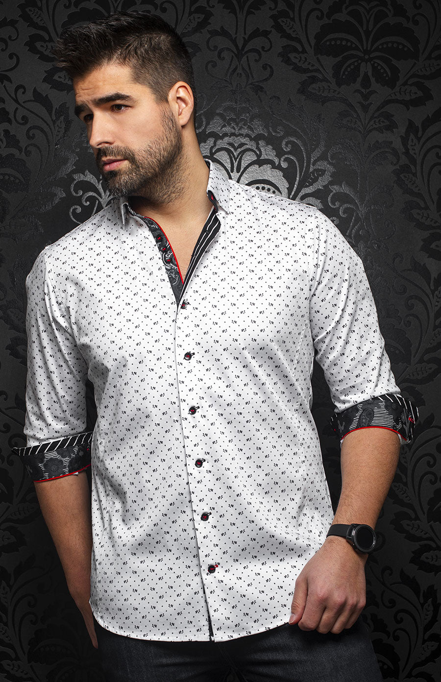 Chemise | LISMORE, White - AU NOIR