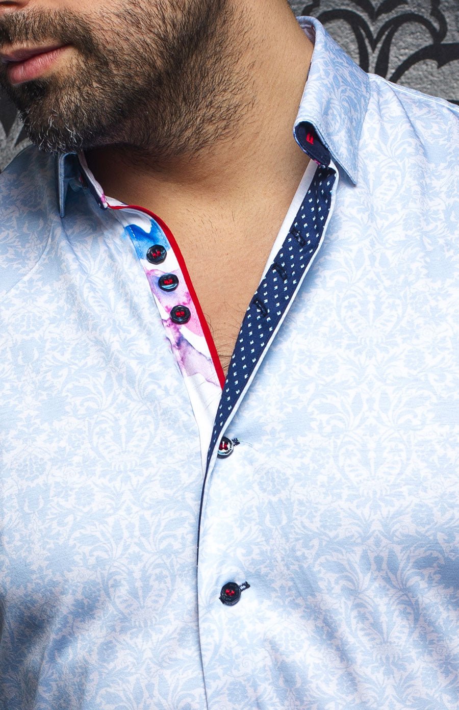 Chemise | MONTFORT, Light blue - AU NOIR