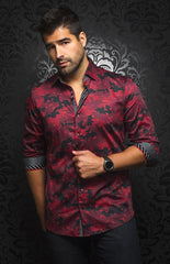 Chemise | MONTGOMERY, Red - AU NOIR