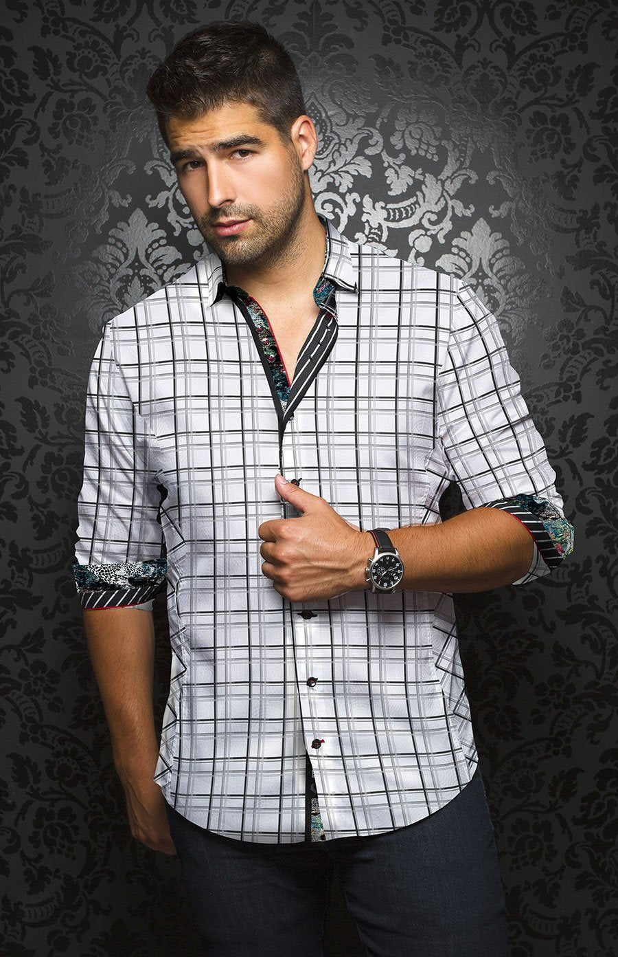Chemise | RAMASSER, White - AU NOIR