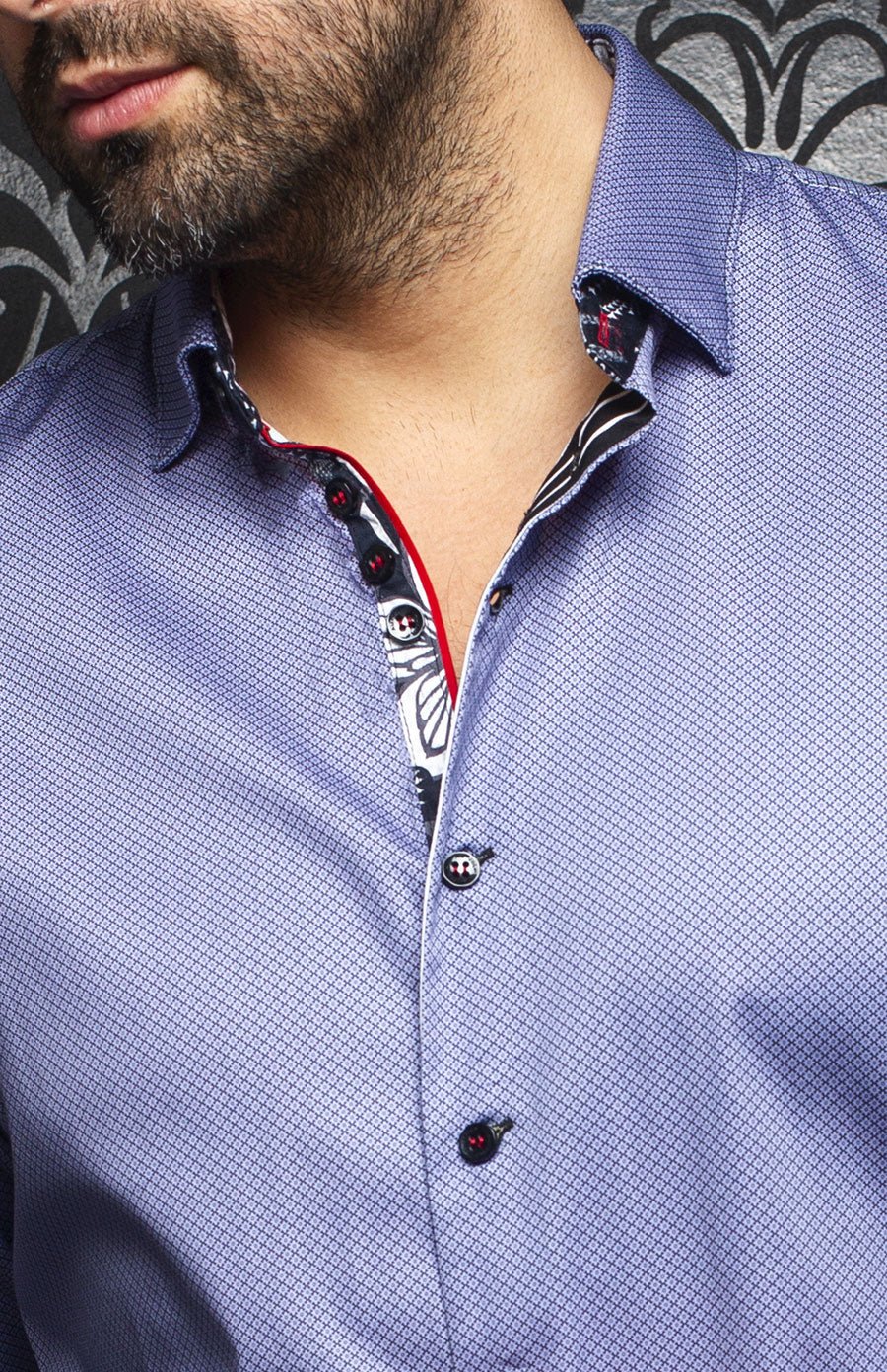 Chemise | STAR, Purple - AU NOIR