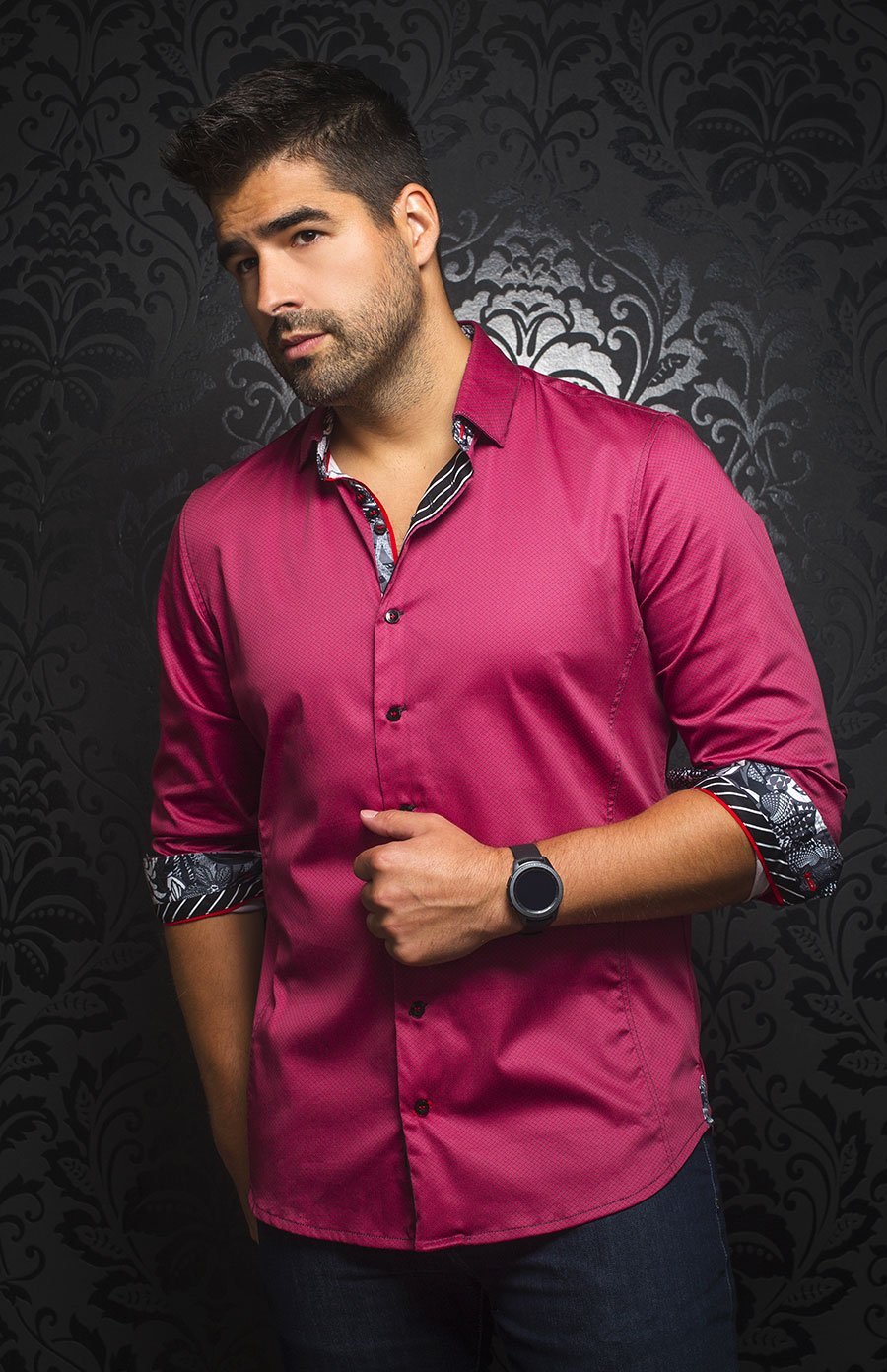 Chemise | STAR, Red - AU NOIR
