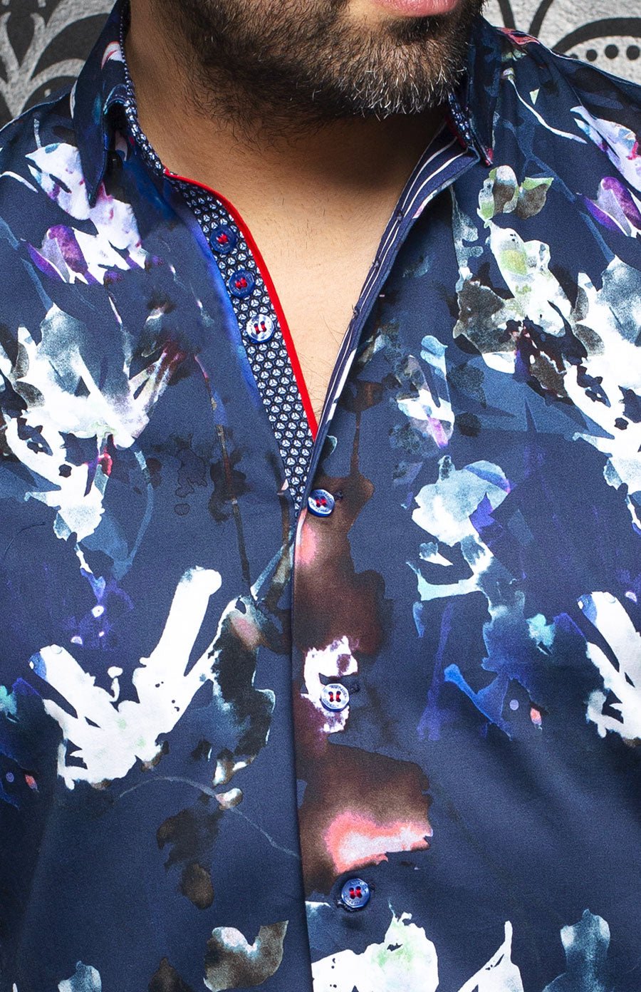 Chemise | TOLEMAN, Navy - AU NOIR