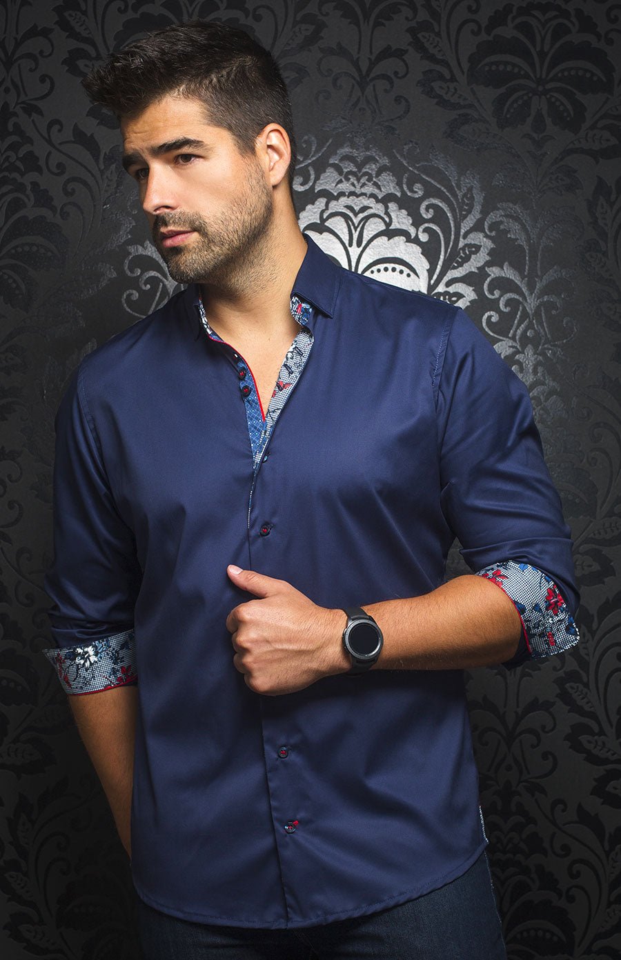 Fabriqué au Québec | MC QUEEN, Navy - AU NOIR