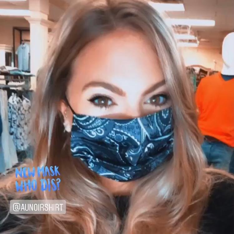 Masque AN75-PAISLEY, black - AUNOIR