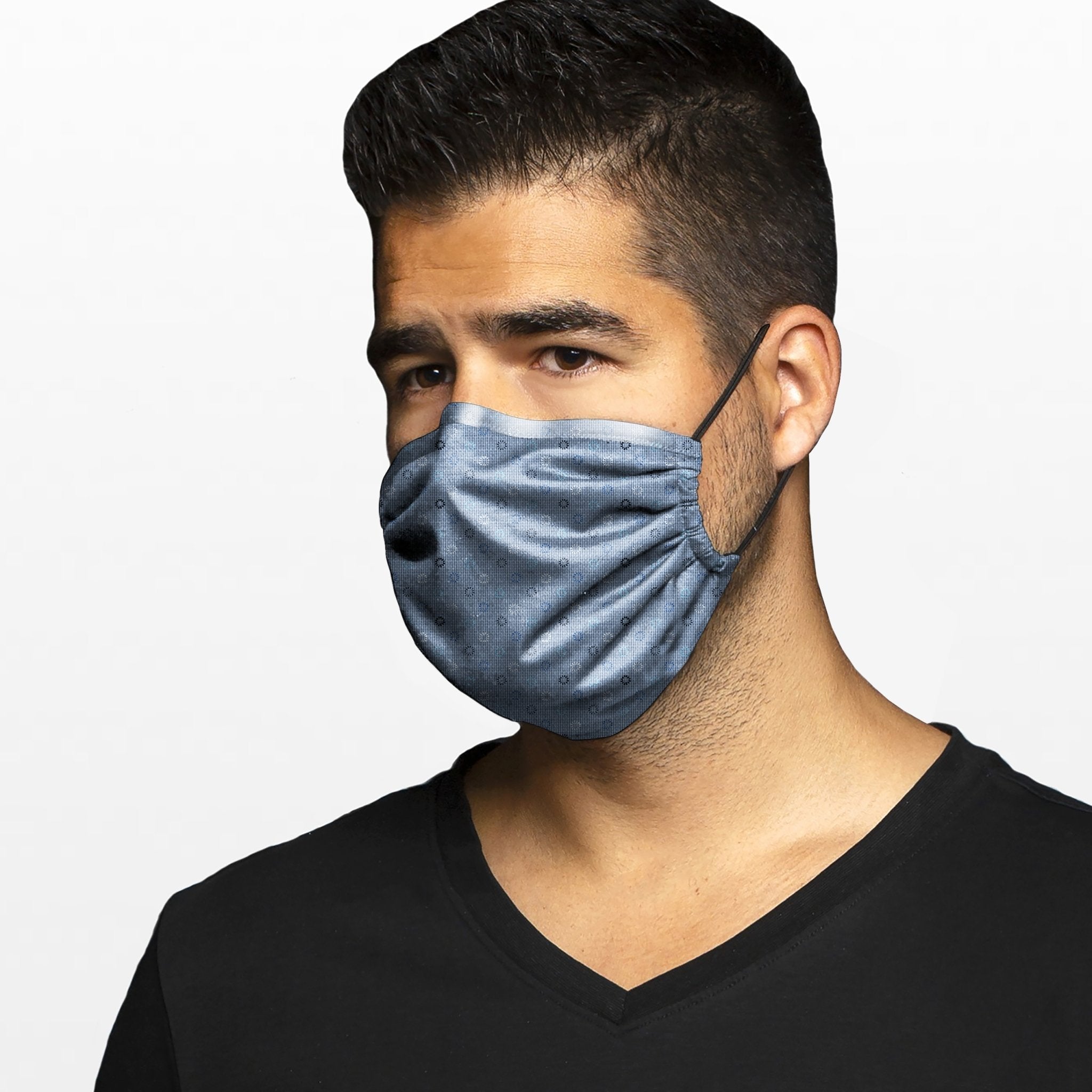 Masque ANHBRD mat floral navy - AU NOIR