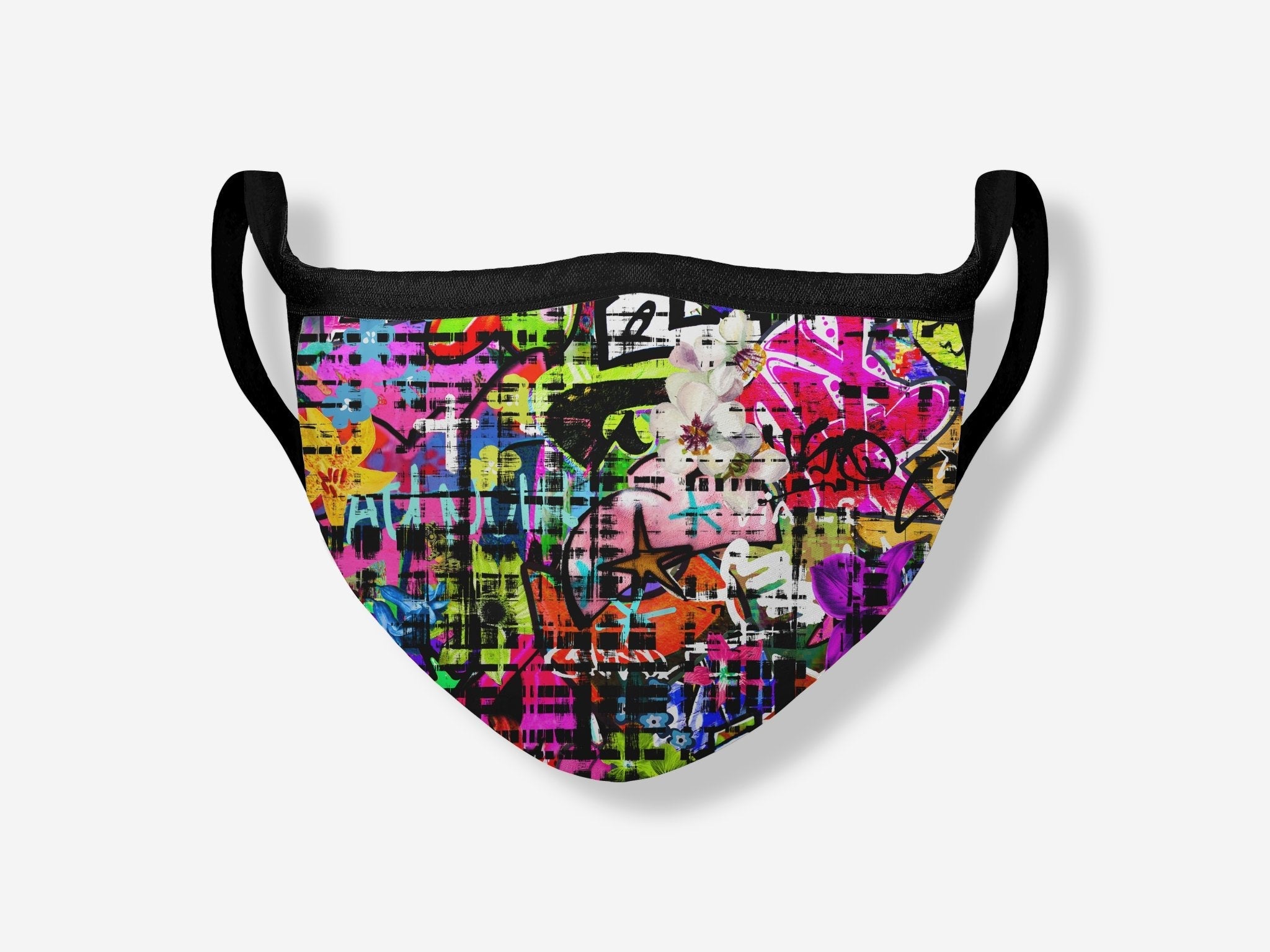 Masque ECO street art black - AU NOIR