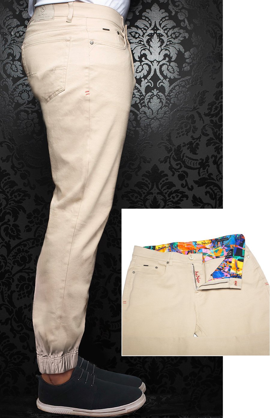 Pantalon - SIGNUM athlétique - AU NOIR