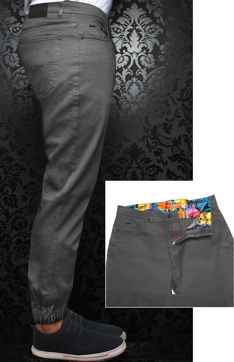 Pantalon - SIGNUM athlétique - AU NOIR