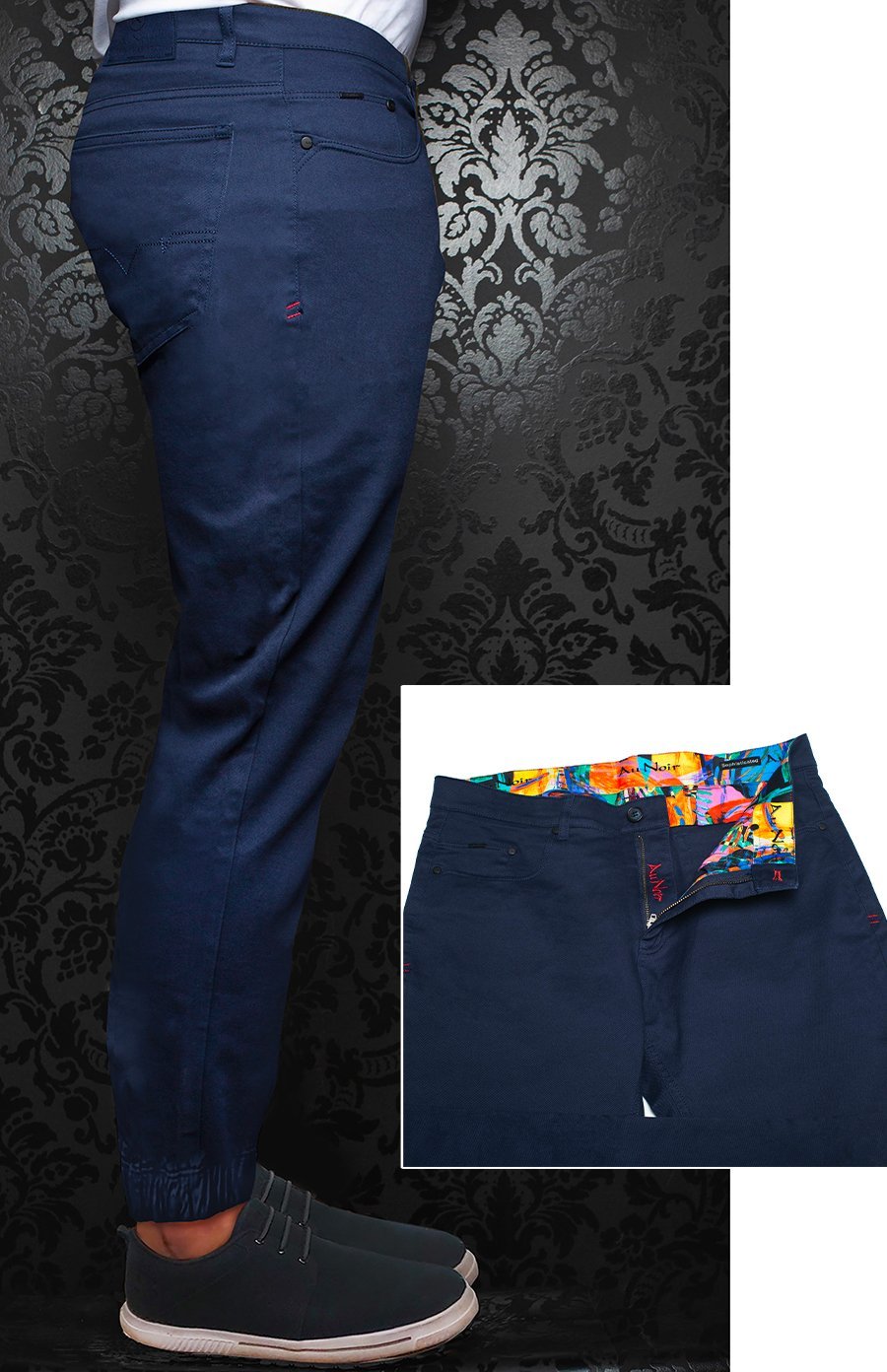 Pantalon - SIGNUM athlétique - AU NOIR