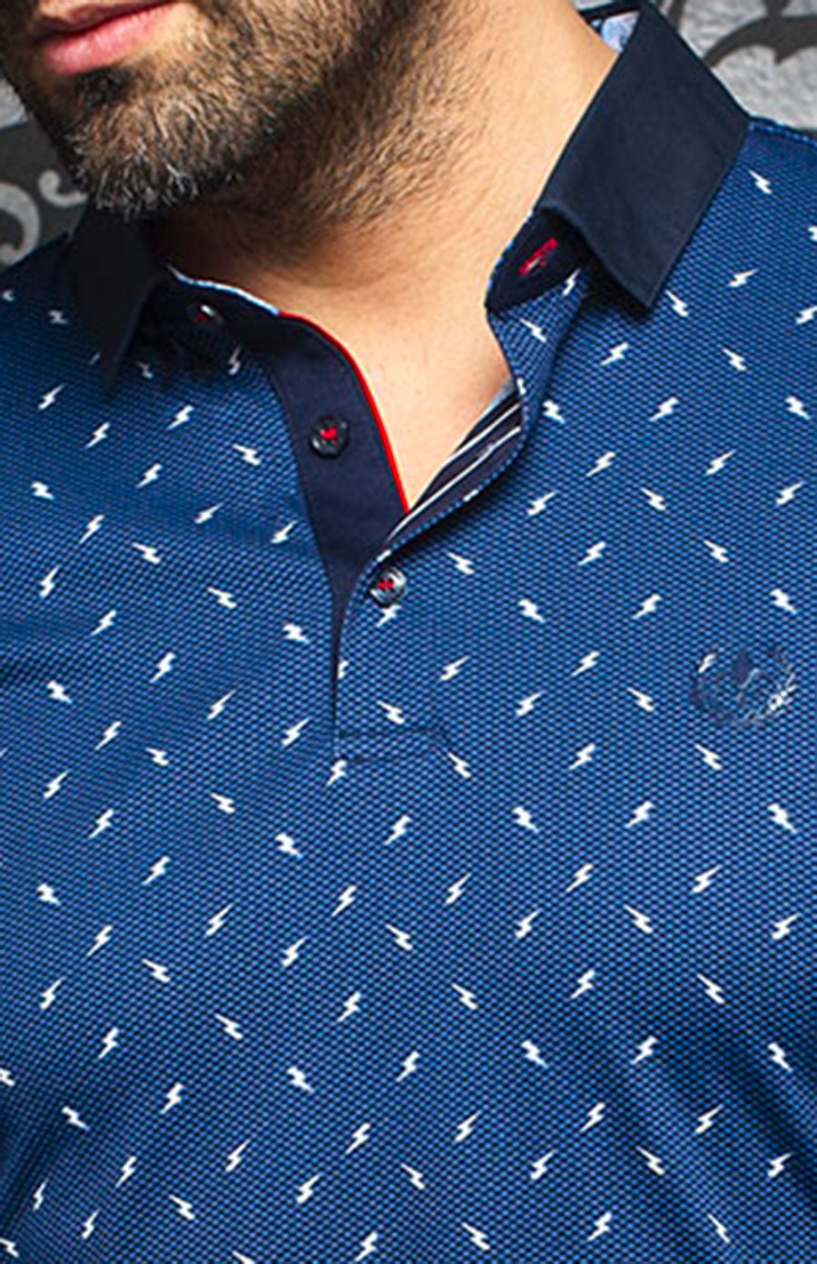 Polo | BYRON, Navy - AU NOIR