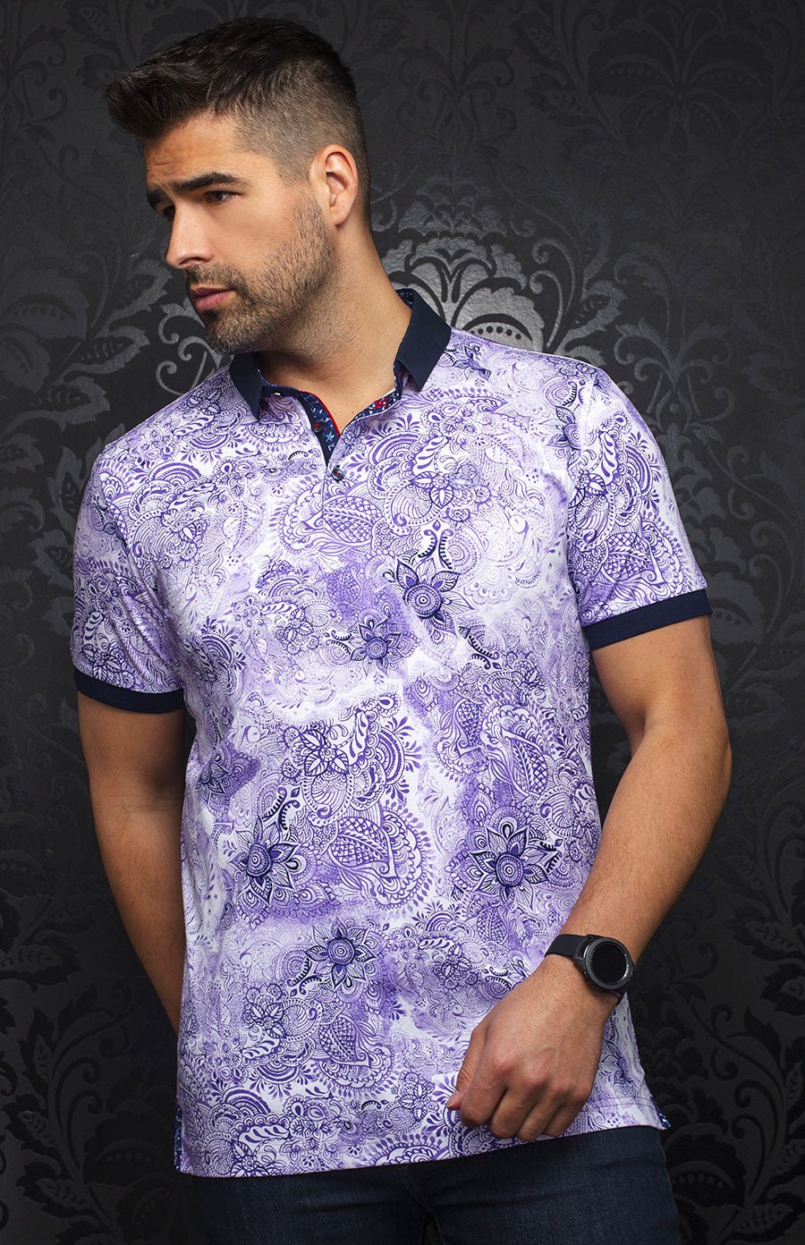 Polo | DELOS, Lavender - AU NOIR