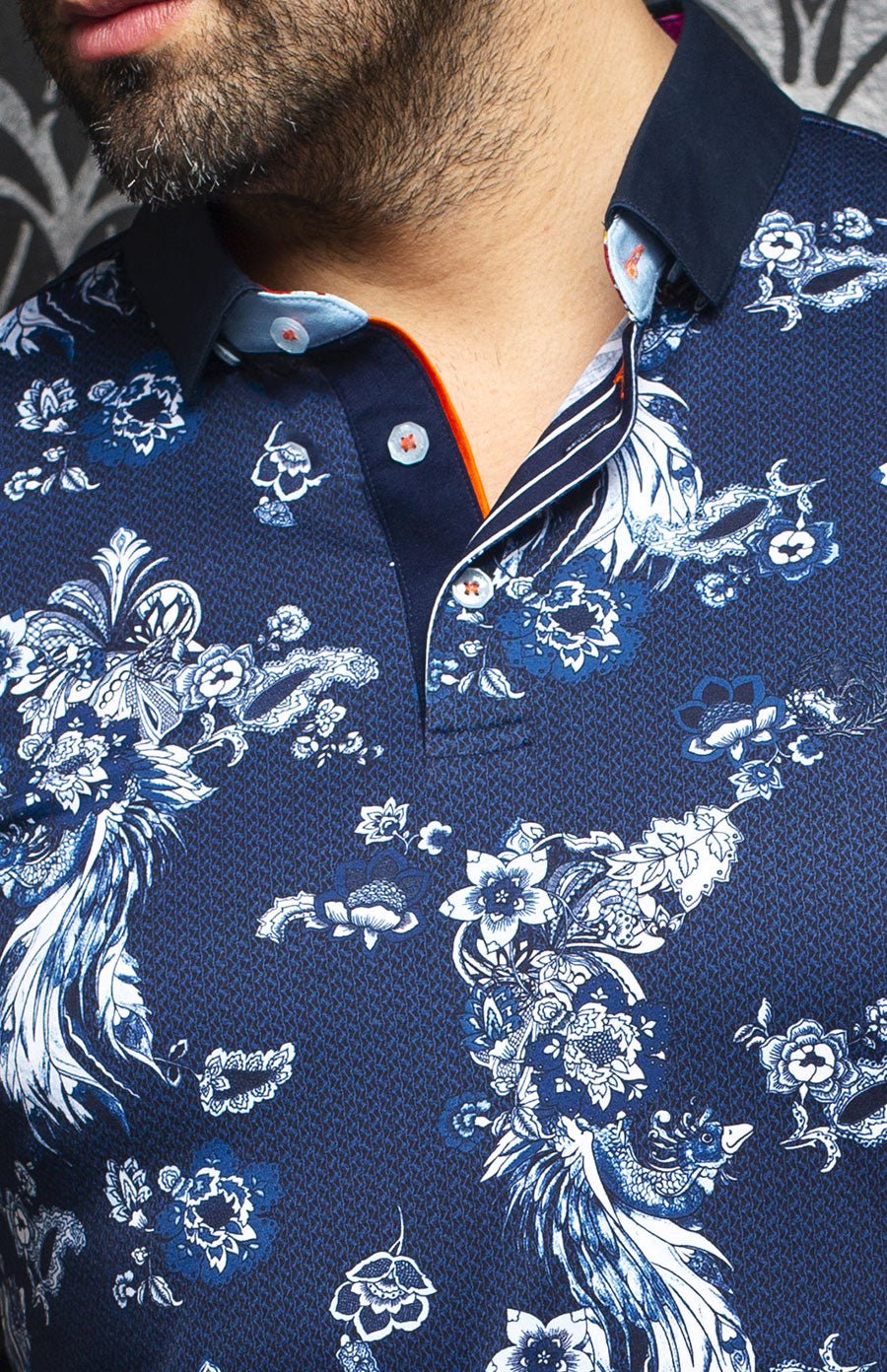 Polo | MACKAY, Navy - AU NOIR