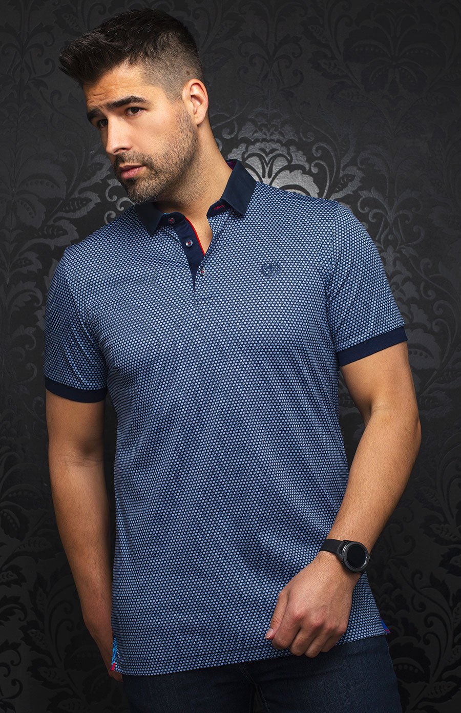 Polo | SYROS, Indigo - AU NOIR