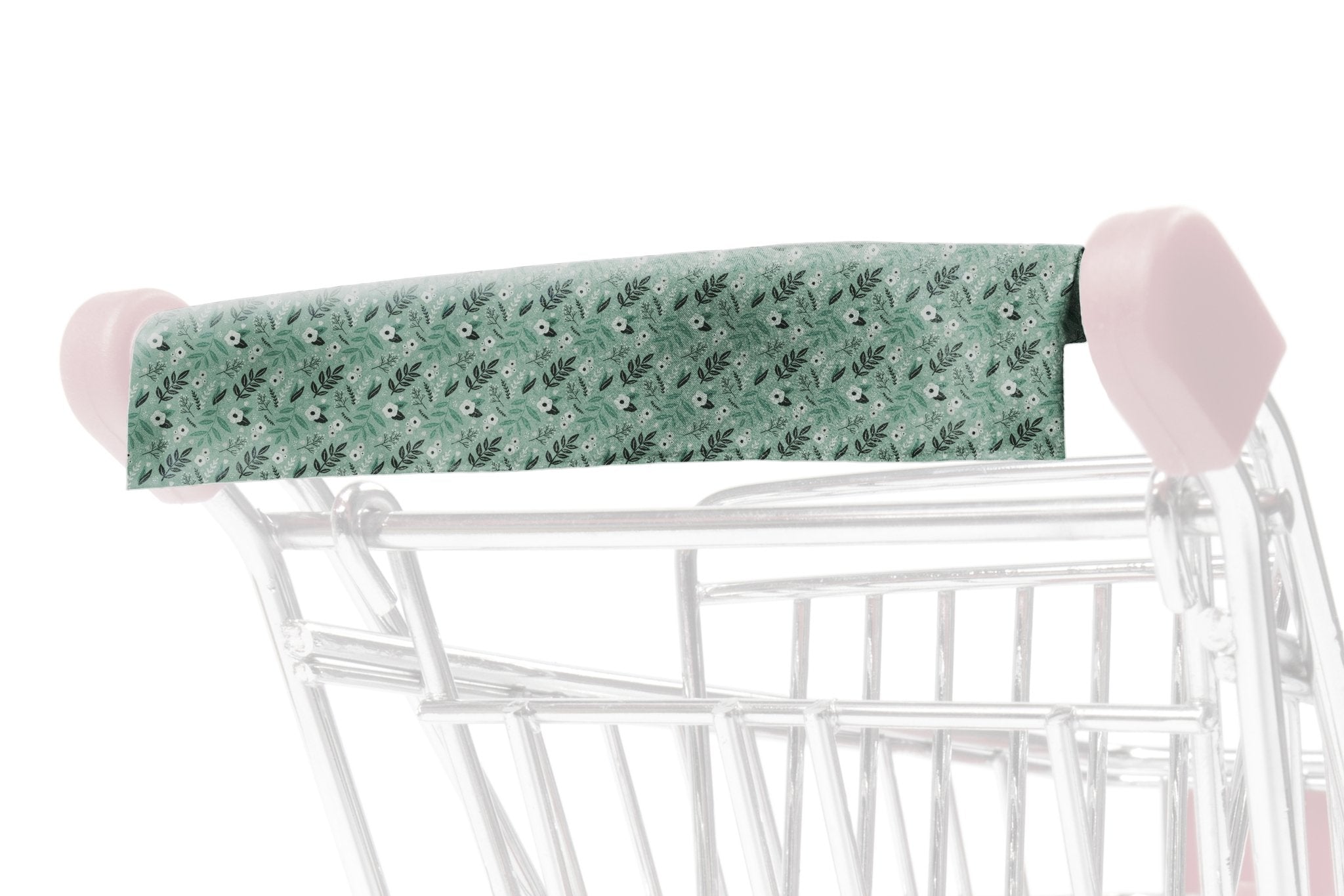 SANYGUARD | SLAPPER | PROTECTEUR DE PANIER floral vert - AU NOIR