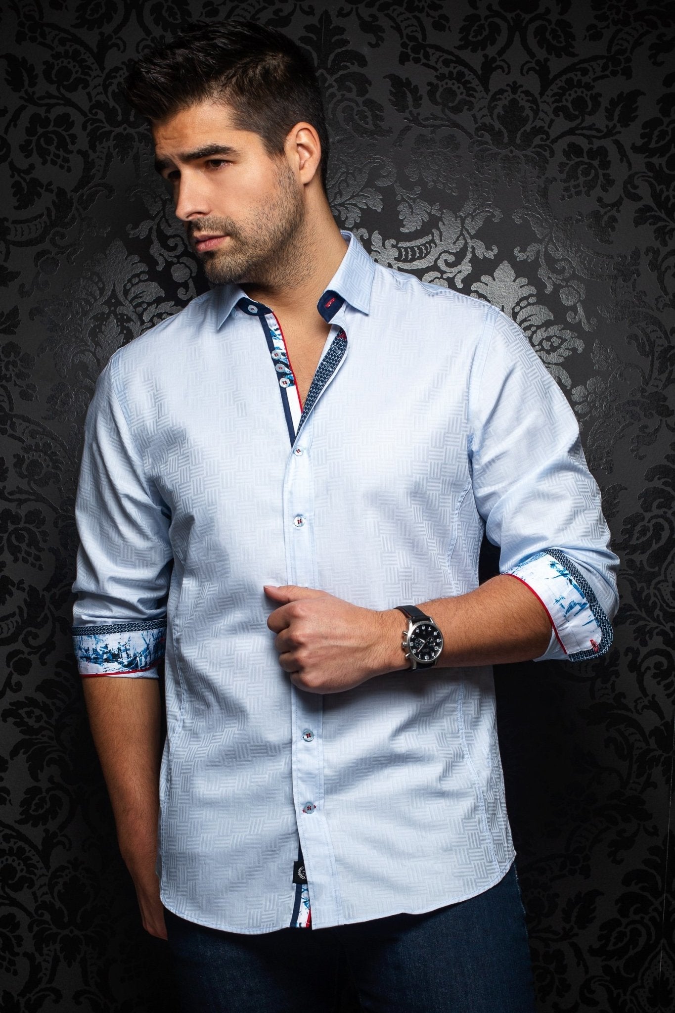Shirt | Milan Light Blue - AUNOIR