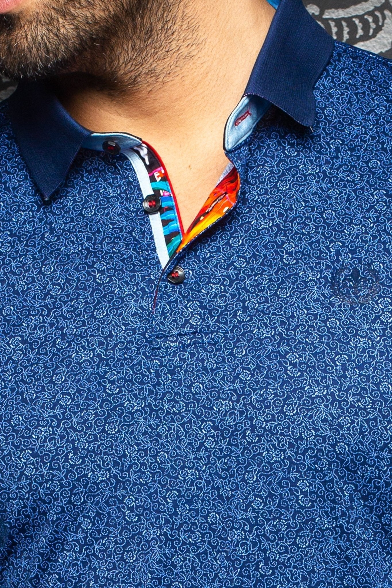 Short-Sleeve Polo | Mayfield New Blue - AUNOIR