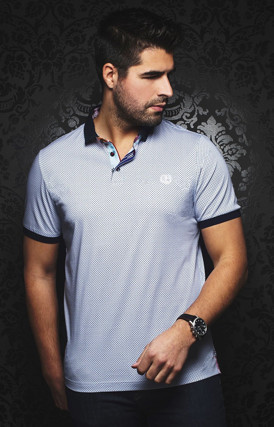 SIERRA, white / blue - AUNOIR