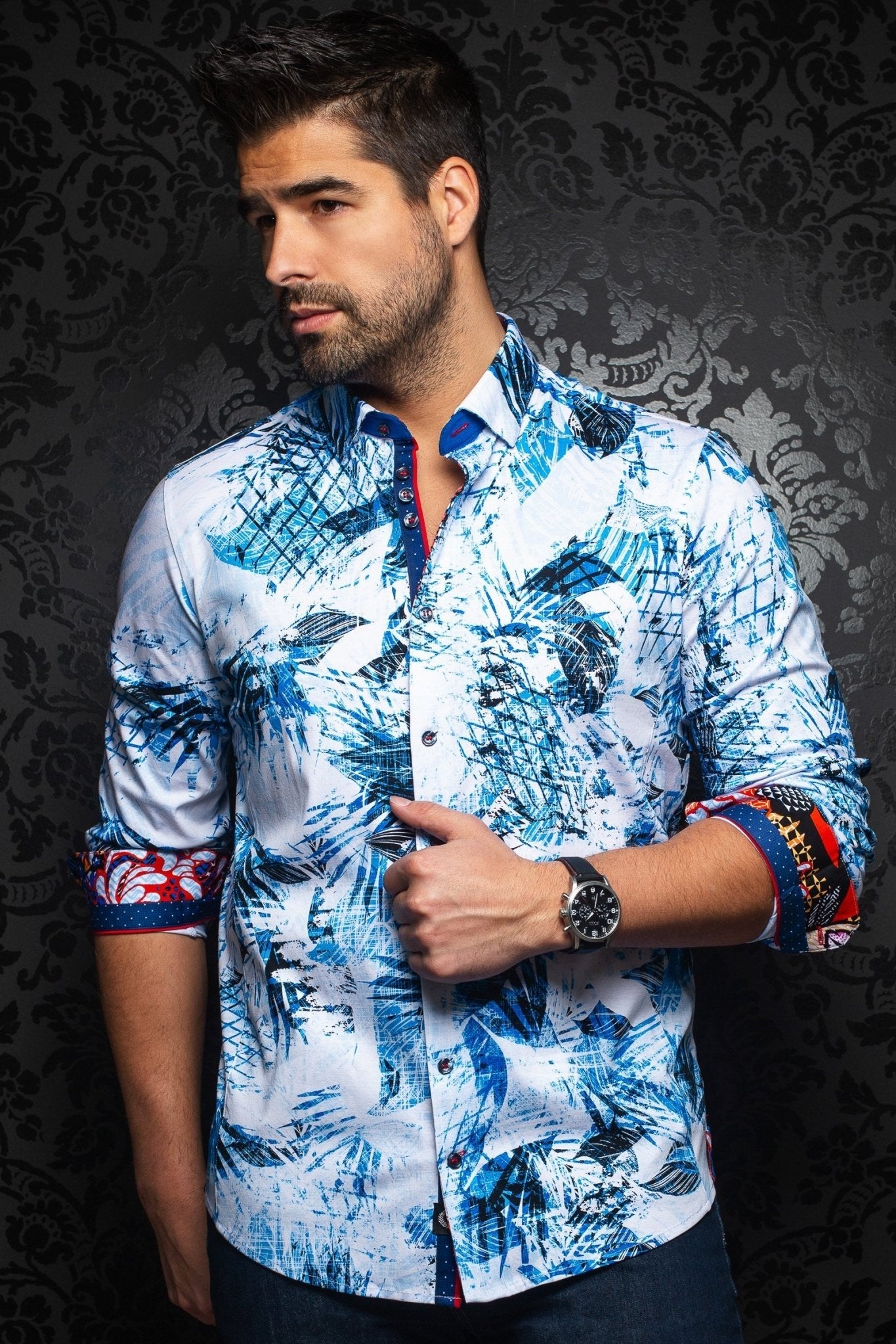 Stretch Shirt | Mauritia White - AUNOIR