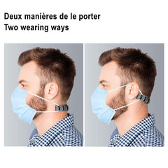 Crochet d'Extension pour masque - ECOUNIFORM - AU NOIR