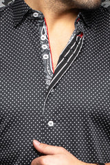 Short-Sleeve Shirt | Wexler Black - AUNOIR